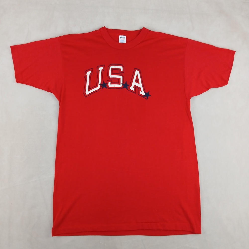 VTG Champion XL Mens T Shirt USA Single Stitch 20x30 Lightweight **Fits A‎ Small